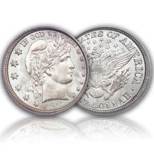 U.S. Coinage Barber Half Dollar