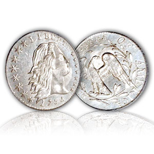 U.S. Coinage Flowing Hair Half Dime