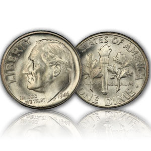 U.S. Coinage Roosevelt Dime