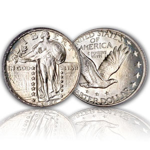 U.S. Coinage Standing Liberty Quarter 1925-1930