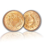 U.S. Two and Three Cent Pieces